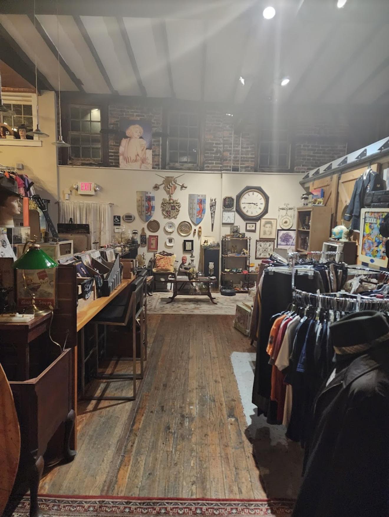 Interior boutique atmosphere